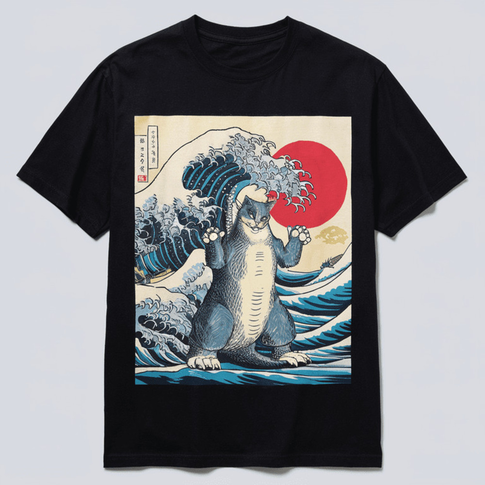 Catzilla Shirt CATZILLA Cat Zilla T Shirts